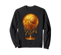 Ballon de Basket Amusant Golden Drip Cool Esthétique Sports Amateurs de Dunk Sweatshirt