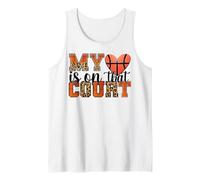 Ballon de Basket Amusant My Heart is on That Court Son Daughter Débardeur