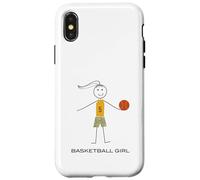 Ballon de Basket Amusant pour Femme Coque pour iPhone X/XS