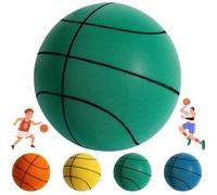 Ballon de Basket-Ball Silencieux en Mousse Haute Densité Non Revêtue - Marque - Modèle - Vert 24