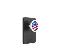 Ballon de Basket-Ball USA Drapeau Patriotique Coach Poitrine Gauche PopSockets PopWallet pour MagSafe
