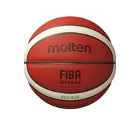 Ballon de Basket - BXG5000 - Cuir véritable - Cousu main - Approuvé FIBA