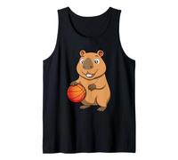 Ballon de Basket Capybara Cartoon Funny Water Pig Sports Design Débardeur