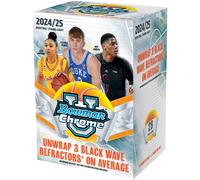 Ballon de basket chrom Topps 2024-25 de l'Universit Bowman - Emballage d'origine - Coffret conomique