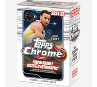 Ballon de basket chromé Topps 2024-25 - Scellé en usine - Boîte économique
