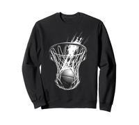 Ballon de Basket en Filet pour Joueur de Sport Vintage Sweatshirt
