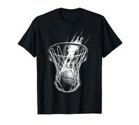 Ballon de Basket en Filet pour Joueur de Sport Vintage T-Shirt