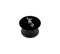 Ballon de Basket entraîneur Drapeau américain USA Drip Graffiti PopSockets PopGrip Adhésif