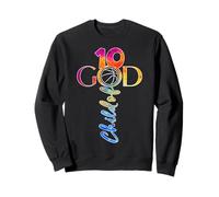 Ballon de Basket Jésus 10 Ans pour Enfant de Dieu 10e Anniversaire Sweatshirt