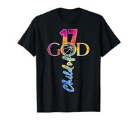 Ballon de Basket Jésus 17 Ans pour Enfant de Dieu 17e Anniversaire T-Shirt