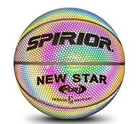 Ballon de Basket Lumineux | Basket-Ball extérieur,Arc-en-Taille 7 Jeu de Nuit de Basket-Ball Lumineux Light Up Glow Basket Ball Idées Cadeaux pour Adolescents garçons et Filles