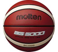 Molten Ballon de Basket BG3000 pour intérieur/extérieur, en Cuir synthétique, Taille 6, Orange/Ivoire, Convient aux garçons âgés de 12, 13, 14 Ans et Filles de 14 Ans et Adultes