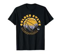Ballon de Basket NBA Golden State Warriors avec prismes néon T-Shirt