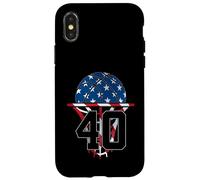 Ballon de Basket numéro Cool 40 Ans 40e Anniversaire Coque pour iPhone X/XS