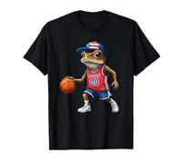 Ballon de Basket Puerto Rico Patriotic Flag Boricua Fun Basketball T-Shirt