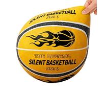 Ballon de basket silencieux - Ballon d'exercice avec contrôle de la poignée silencieux, boule d'entraînement d'intérieur sans air, appareil de jeu de sport à réduction du bruit, conçu pour une
