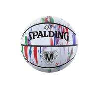 Ballon De Basket Spalding Marble Blanc Rainbaw T7 Blanc 93854
