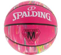 Ballon De Basket Spaldingmarble Rose Rainbaw T6 Rose 93859