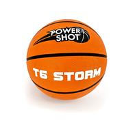 Ballon de basket "Storm" - POWERSHOT- Caoutchouc - Taille 6 - Idéal pour le basket-ball de loisir