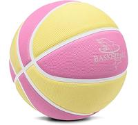 Ballon de Basket Taille 5, Mini Ballon de Basketball pour Enfants, Idéal pour les Jeunes Enfants, Ballon de Basketball d'Extérieur en Caoutchouc Rose 3