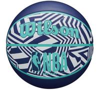 Wilson NBA DRV Plus Dazzle Camo WZ3016102XB Ballon de Basketball Unisexe, Bleu Marine, 5 EU