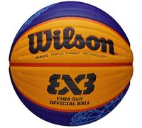 Ballon de basket - WILSON - FIBA 3X3 Paris 2024 Replica WZ3015001XB - Jaune - Taille 6 - Cuir synthétique 6