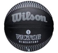 Ballon de basket - WILSON - NBA Player Icon Victor Wembanyama WZ3017801XB - Taille 7 - Noir - Extérieur 7