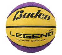 Baden Ballon de basket Legend – Durable, pour enfants et adultes – Violet/Jaune