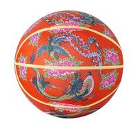 Ballon de Basketball d'intérieur Silencieux - Taille 7 5 Dragon rebondissant, entraînement sans Bruit, Doux | Balle d'entraînement silencieuse pour Le développement des compétences des