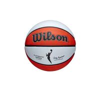 Wilson Ballon de basket WNBA AUTHENTIC SERIES Extérieur caoutchouc gommeux Taille 6 Brun/Blanc