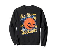 Ballon de Basketball NBA Golden State Warriors en Forme de Citrouille d'halloween Sweatshirt