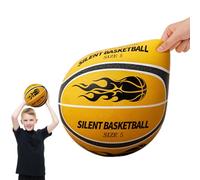 Ballon de basketball silencieux en intérieur - Balle d'entraînement à réduction du bruit pour la maison | Caoutchouc souple avec poignée antidérapante, design léger pour la pratique des compétences