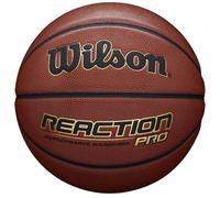 Wilson Ballon de Basketball Reaction Pro Similicuir Intérieur/extérieur Orange Taille 7