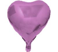 Ballon de baudruche cœur, rose foncé, env. 45 cm