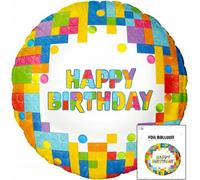 Ballon de baudruche Happy Birthday Cercle Décoration de fête d'anniversaire 3D