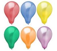 Ballon de baudruche 'Metallic', assorti