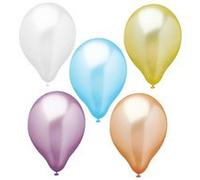 Ballon de baudruche 'Pearly', couleurs assorties