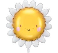 Ballon de baudruche Soleil 90 cm - Des rayons de joie à chaque fête Parfait pour décorer les anniversaires, les pique-niques et les fêtes d'été. Ajoutez de l'éclat à vos moments