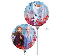 Ballon de baudruche sur bâton - rond - Ice Kingdom 2