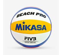Ballon de beach volley Taille 5 - Mikasa BV550C EU Beach Pro jaune et bleu