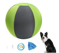 Ballon de Berger 45cm pour Chien, Jouet Interactif et Résistant | Tissu Oxford Épais Anti-Griffures, Valve Rapide pour Rangement Facile, Idéal pour Border Collie et Berger Australien
