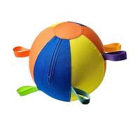 Ballon de Border Collie pour Chiens, Jouet Interactif d'Éleveur avec Poignée Résistante et Pompe, Ballon Gonflable Incassable pour Chiens de Mâcheurs, Cattle Dogs, Bergers Australiens & Races Actives