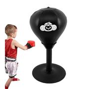 Ballon de Boxe de Table - Sac de Frappe Compact, matériau en Mousse PU, Base à Ventouse Stable avec Ressort élastique de | Équipement d'exercice Amusant pour Le Bureau à Domicile, Le Studio de