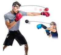 Ballon De Boxe Réflexe Monté Sur Tête, En Pu, Pour Mma Sanda Muay, Équipement D'entraînement De La Réaction ¿Il-Main