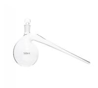 Ballon de distillation en verre borosilicaté de 500 ml avec bouchon rodé - Équipement de chimie de laboratoire for la distillation et l'expérimentation