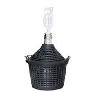 Ballon de fermentation, Ballon en verre, Gallon, Ballon à vin, Tube de fermentation avec bouchon, Récipient de fermentation, Bouteille en verre pour la fermentation vinification, Ballon de fermentatio