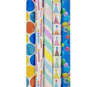 Ballon de fête - papier cadeau pour enfants - 200 x 70 cm - 5 rouleaux