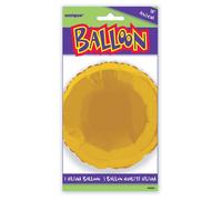 Ballon de fête unique, rond, 46 cm SG4981 (taille unique) (or)