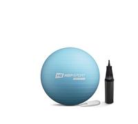 Ballon de Fitness 45 cm HS-R045YB avec Pompe à air, Anti-éclatement, Ballon de Gymnastique Antidérapant pour Yoga, Pilates et Renforcement