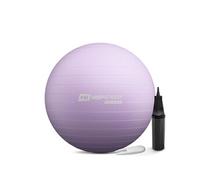 Hop-Sport Ballon de Fitness 65 cm HS-R065YB avec Pompe à air, Anti-éclatement, Ballon de Gymnastique Antidérapant pour Yoga, Pilates et Renforcement Musculaire, Charge max. 100 kg, Violet clair Violet